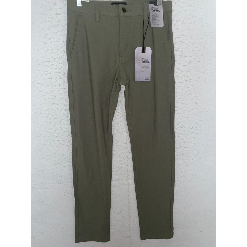 LEVIS XX Chino Standard Tech Pants High Stretch UPF 50+ Quick Drying Olive 29x32